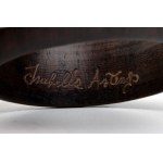 ISABELLA ASTENGO: Wood bracelet with mother of pearls