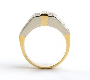 Gold-Diamantband-Ring