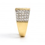 Gold-Diamantband-Ring