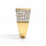 Zlatý diamantový prsteň