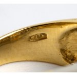 Gold-Diamantband-Ring