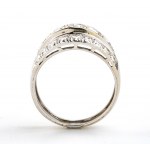 Diamant-Goldband-Ring