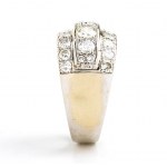 Diamant-Goldband-Ring