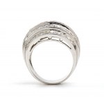 Diamond gold band ring