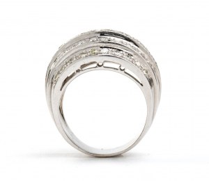 Diamant-Goldband-Ring