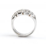 Diamant-Goldband-Ring