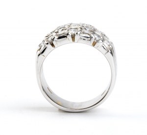 Diamant-Goldband-Ring