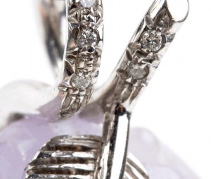 Orecchini australiani in oro con perle e diamanti