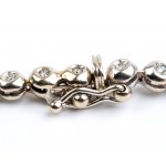 Diamond gold tennis bracelet