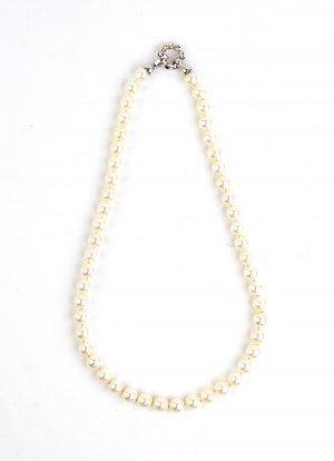 Zlatý perlový náhrdelník