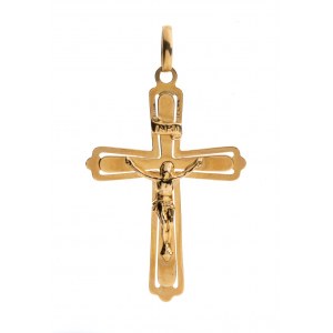 Croce pendente in oro