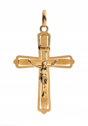 Gold-Anhänger Kreuz