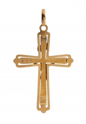 Gold pendant cross