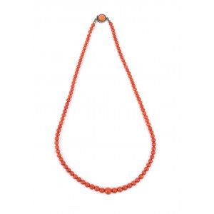 Mediterranean coral necklace