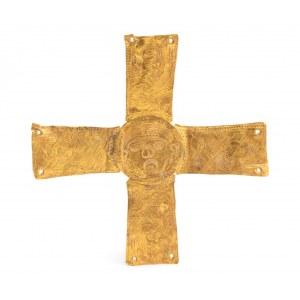Croce d'oro in stile archeologico