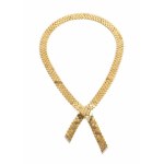 Cabrio-Halskette aus Gold und Diamanten