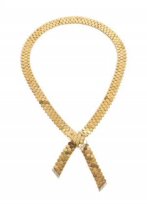 Cabrio-Halskette aus Gold und Diamanten