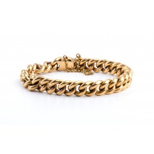 Golden chain bracelet