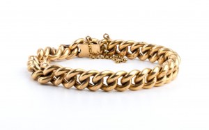 Bracciale a catena d'oro