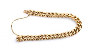 Golden chain bracelet