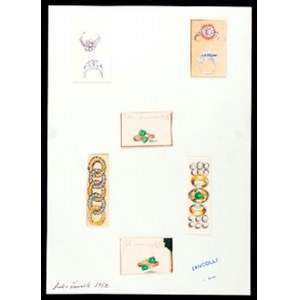 Entwurf für Ringe und Armbänder, GIULIO ZANCOLLA