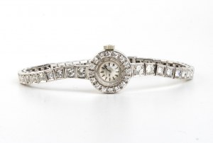 18K gold and diamonds Lady wristwatch