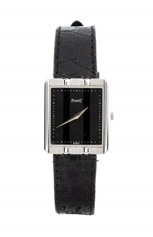 Polo : Montre-bracelet en or blanc 18 carats