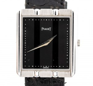 Polo: Náramkové hodinky z 18karátového bílého zlata