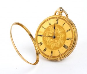 18K gold pocket watch