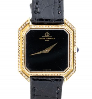 18K zlaté dámske náramkové hodinky