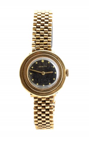 Złoty zegarek damski
