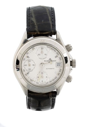 Steel wristwatch - chronograph