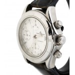 Stalowy zegarek na rękę - chronograf
