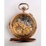 18k gold repeater hunter pocket watch