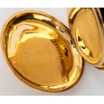 Orologio da tasca in oro con catena