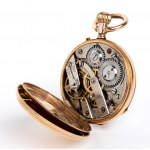 Gold pocket watch