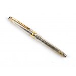 Meisterstuck: stilografické stříbrné pero, hrot z 18karátového zlata
