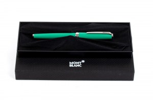 Zelené guľôčkové pero