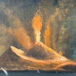 ANONIMO, erupcia sopky Vezuv v Neapole