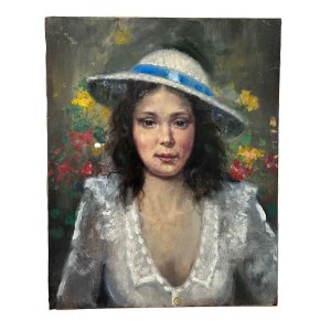 ANONIMO, Young Woman with a Hat
