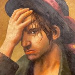 ANONIMO, Portret mężczyzny w kapeluszu