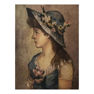 ANONIMO, Fille avec un chapeau