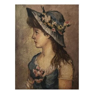 ANONIMO, Mädchen mit Hut