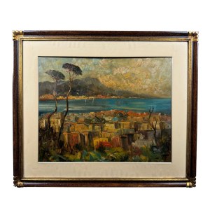 G.ROSSANO, Paysage avec paysage marin - G. Rossano