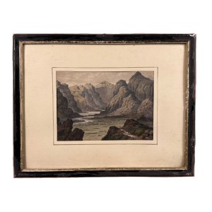 UNIDENTIFIED SIGNATURE, Landscape with rocks (unspecified location)