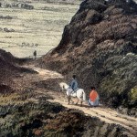 FIRMA NON IDENTIFICATA, Paesaggio con rocce (luogo non specificato)