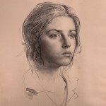 ANNIGONI, Bust of a young woman - Annigoni