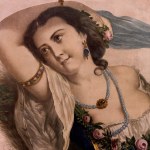 NIEZNANY PODPIS, portret kobiety