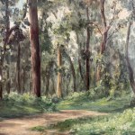 G.TRAPANI, A view of a forest - G. Trapani