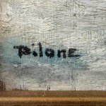 A. PILONE, Scena invernale a Cava dei Tirreni - A. Pilone